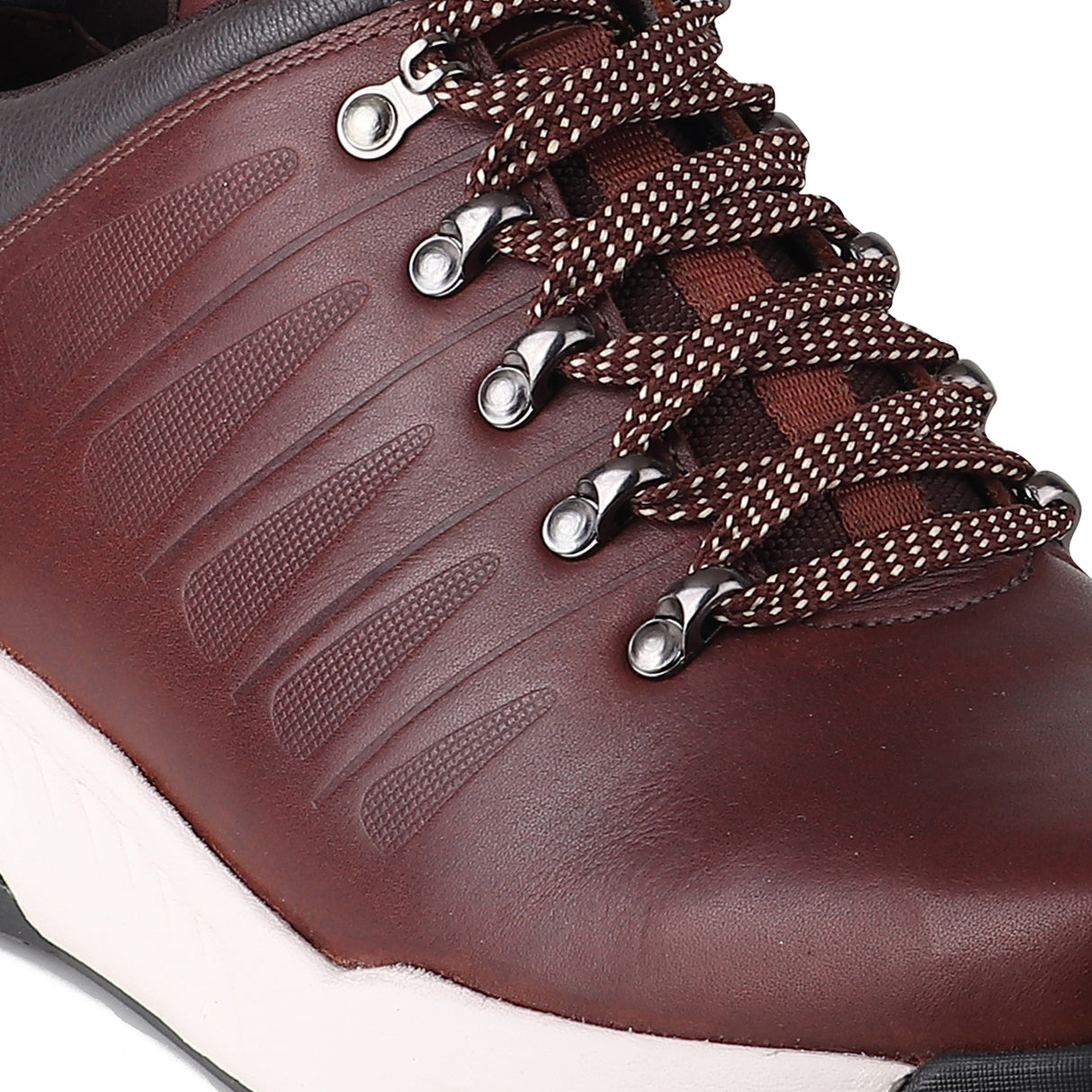 Red Chief Brown Leather Casual Shoes For Men Rc1858 003