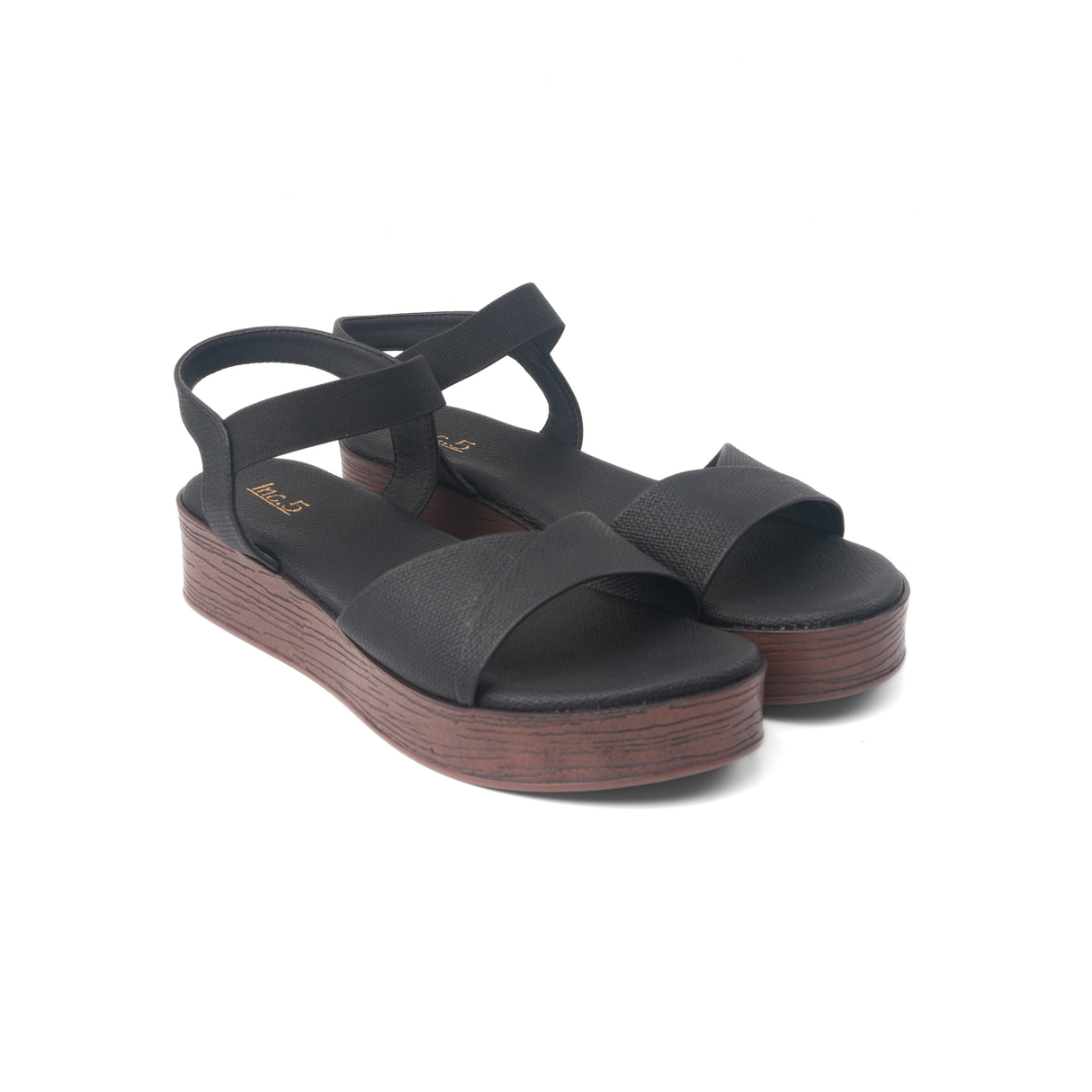 Inc.5 Black Sandal For Women 102051 C001