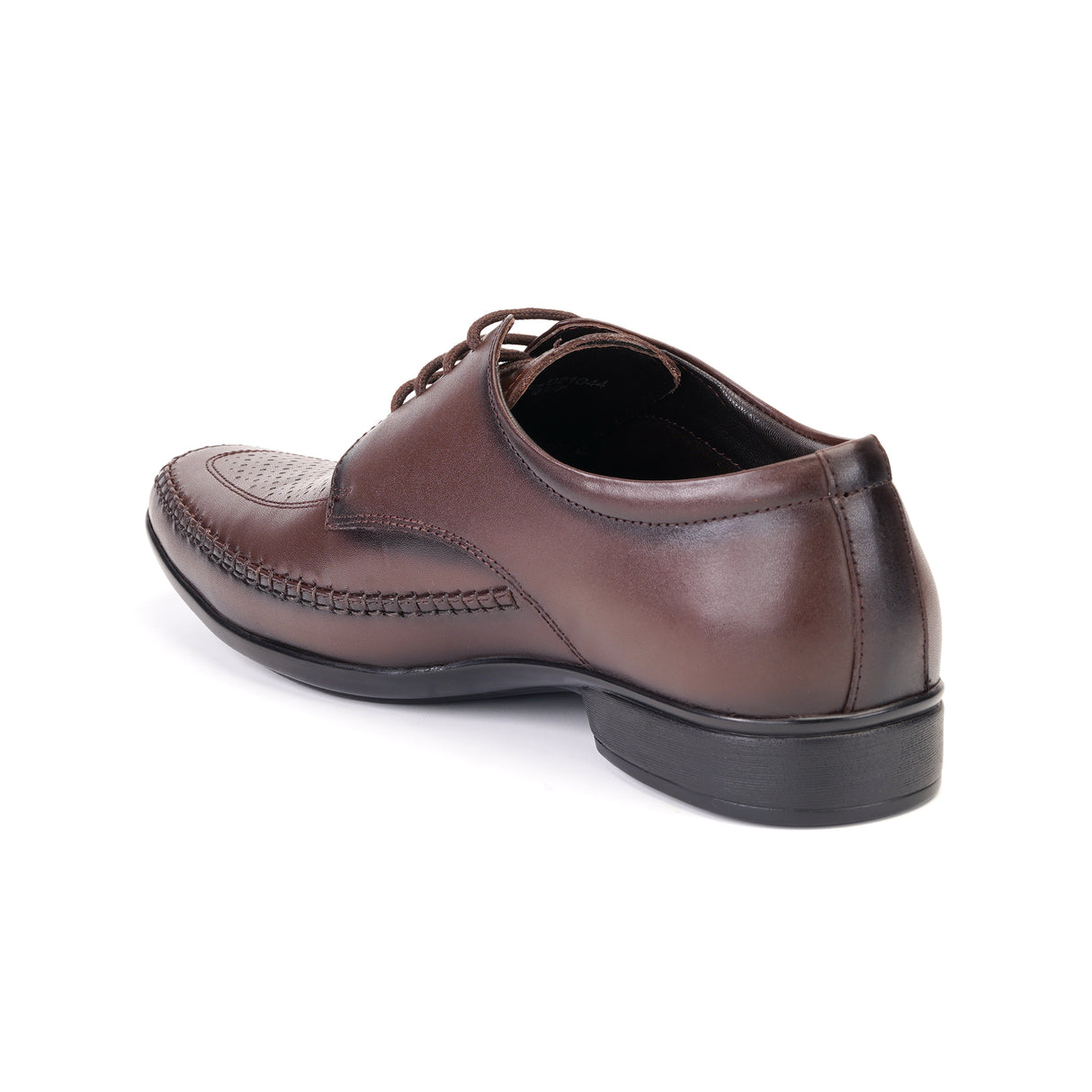 Zuup Brown Genuine Leather Derby Formal Shoes For Men Zfm021044 C003