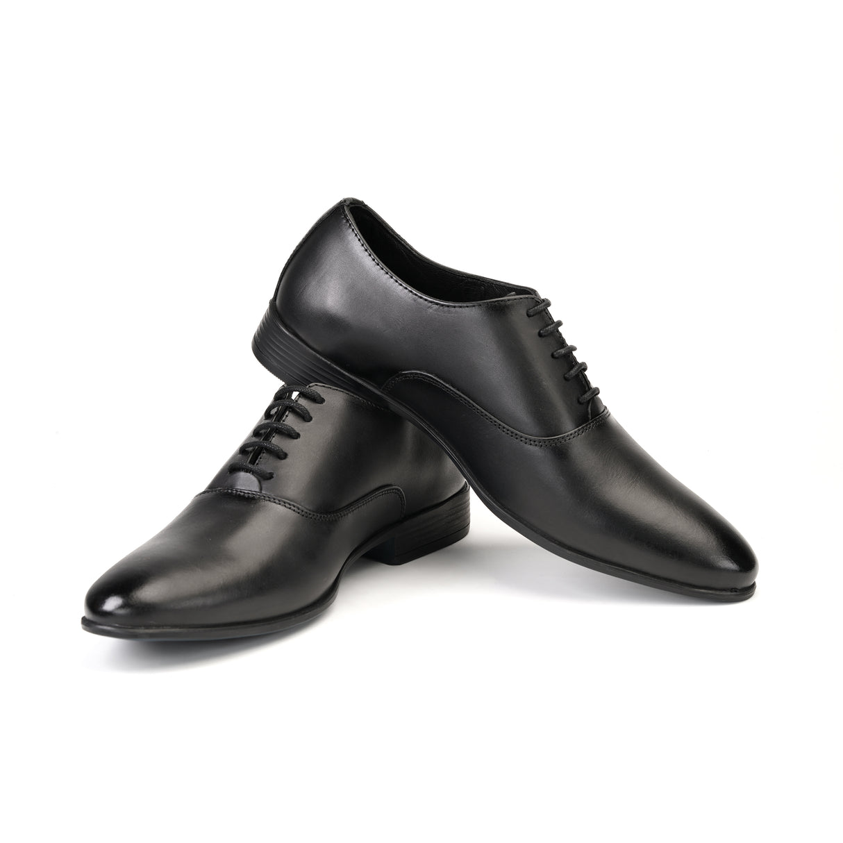 Zuup Black Genuine Leather Oxford Formal Shoes For Men Zfm021006 C001