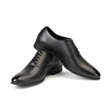 Zuup Black Genuine Leather Oxford Formal Shoes For Men Zfm021006 C001