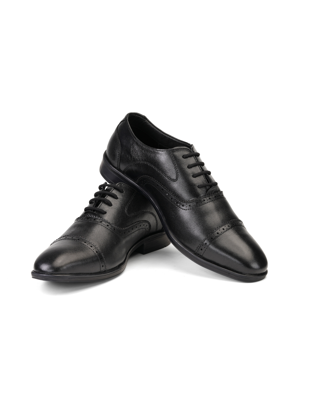 Zuup Black Genuine Leather Oxford Formal Shoes For Men Zfm021080 C001
