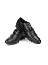 Zuup Black Genuine Leather Oxford Formal Shoes For Men Zfm021080 C001