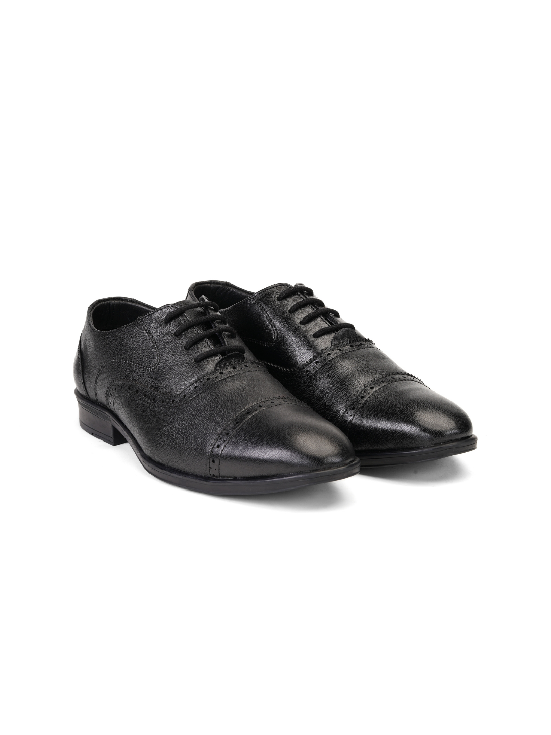 Zuup Black Genuine Leather Oxford Formal Shoes For Men Zfm021080 C001
