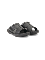 Comfort Walk Black Genuine Leather Formal Slipper For Men Cwm041012 C001