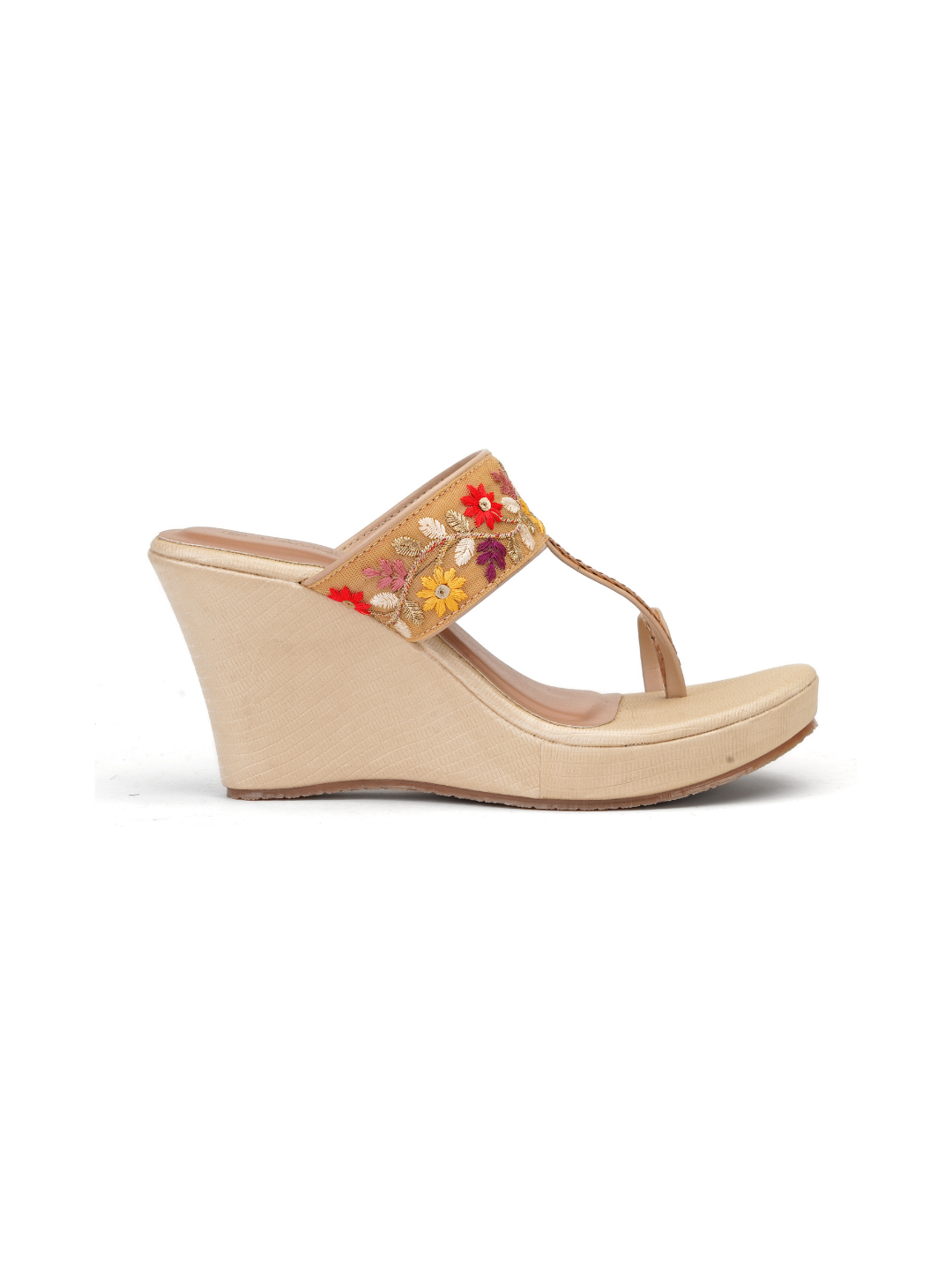 Lamoure Cream Casual Wedge For Women Lmw039254 C179
