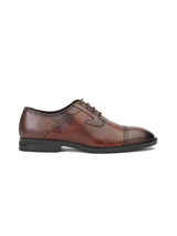 Extacy Tan/Brown Genuine Leather Oxford Formal Shoes For Men Exm010230 C881