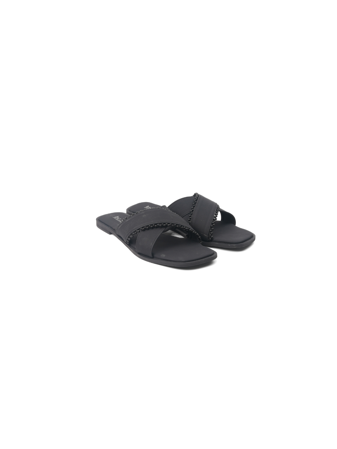 Inc.5 Black Flat For Women 101859 Black C001
