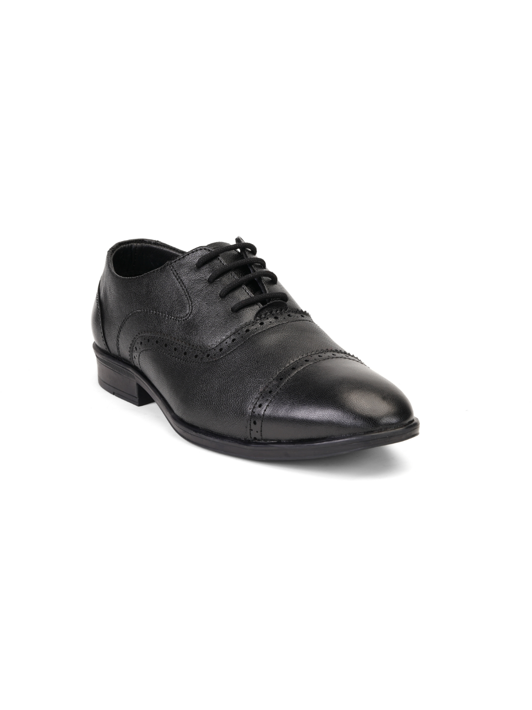 Zuup Black Genuine Leather Oxford Formal Shoes For Men Zfm021080 C001