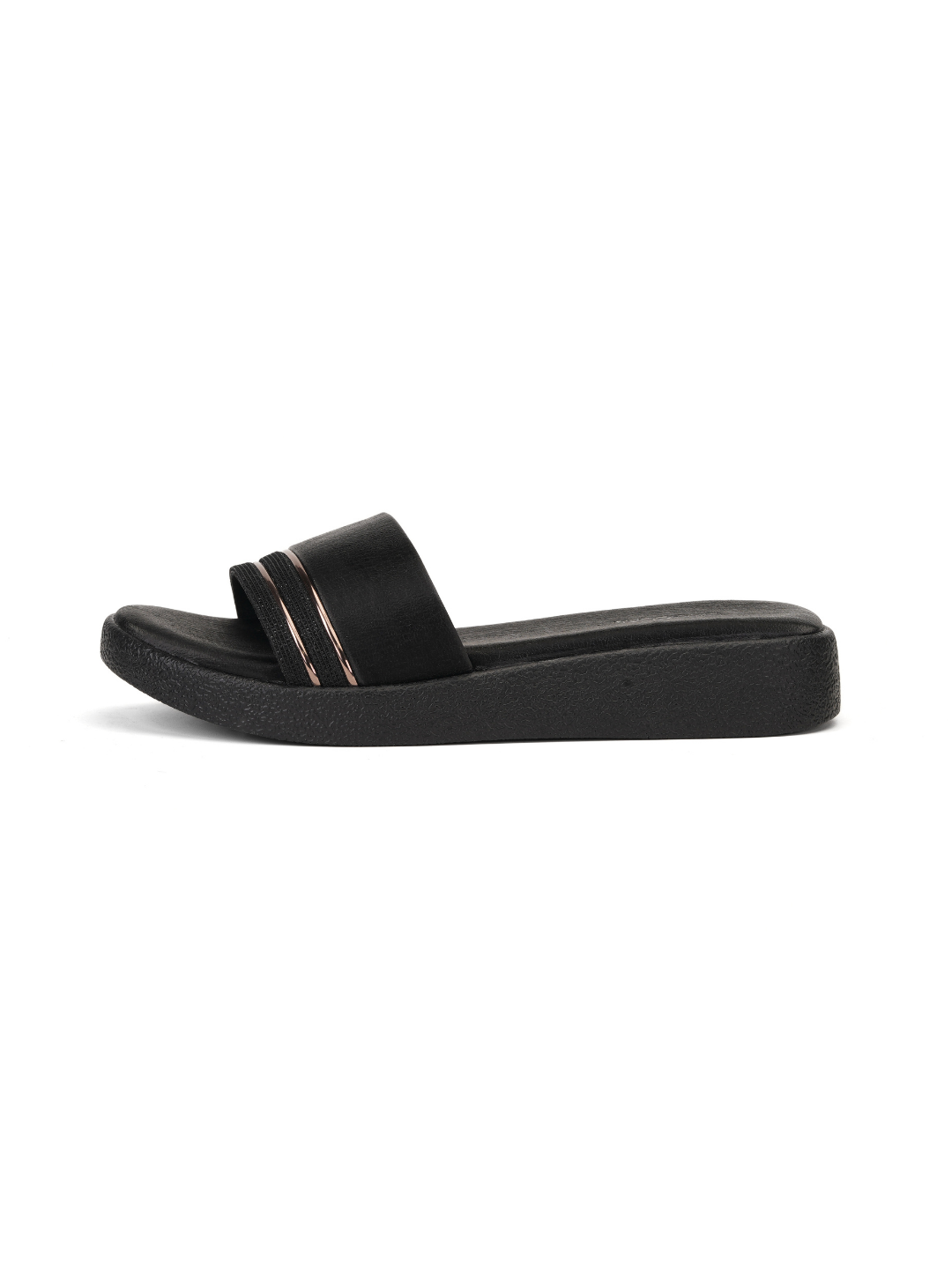 Lamoure Black Casual  Flat For Women Lmw039153 C001