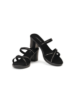 Lamoure Black Casual Heels For Women Lmw039171 C001