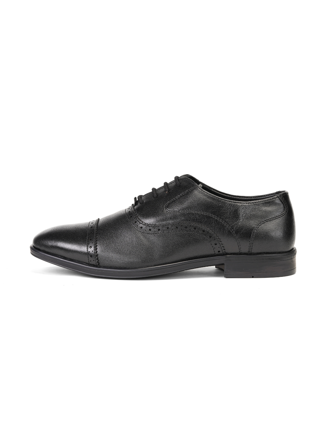 Zuup Black Genuine Leather Oxford Formal Shoes For Men Zfm021080 C001