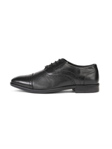 Zuup Black Genuine Leather Oxford Formal Shoes For Men Zfm021080 C001