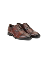 Extacy Tan/Brown Genuine Leather Oxford Formal Shoes For Men Exm010230 C881