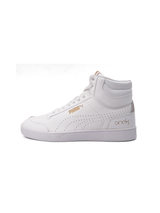 Puma White Sports Shoes For Men Shuffle Mid One8 Better V3-40163501 C057