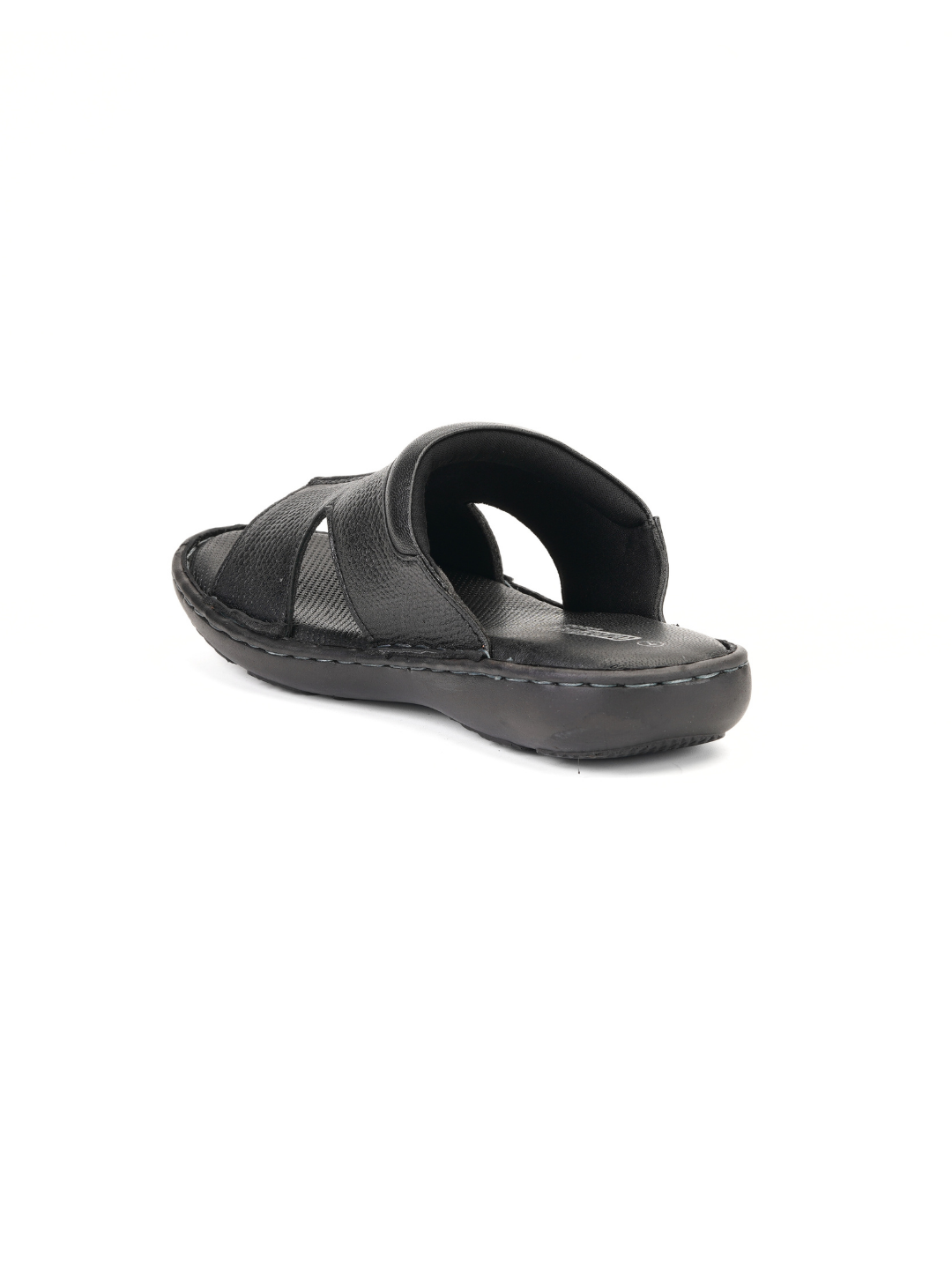 Comfort Walk Black Genuine Leather Formal Slipper For Men Cwm041012 C001