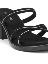 Lamoure Black Casual Heels For Women Lmw039171 C001