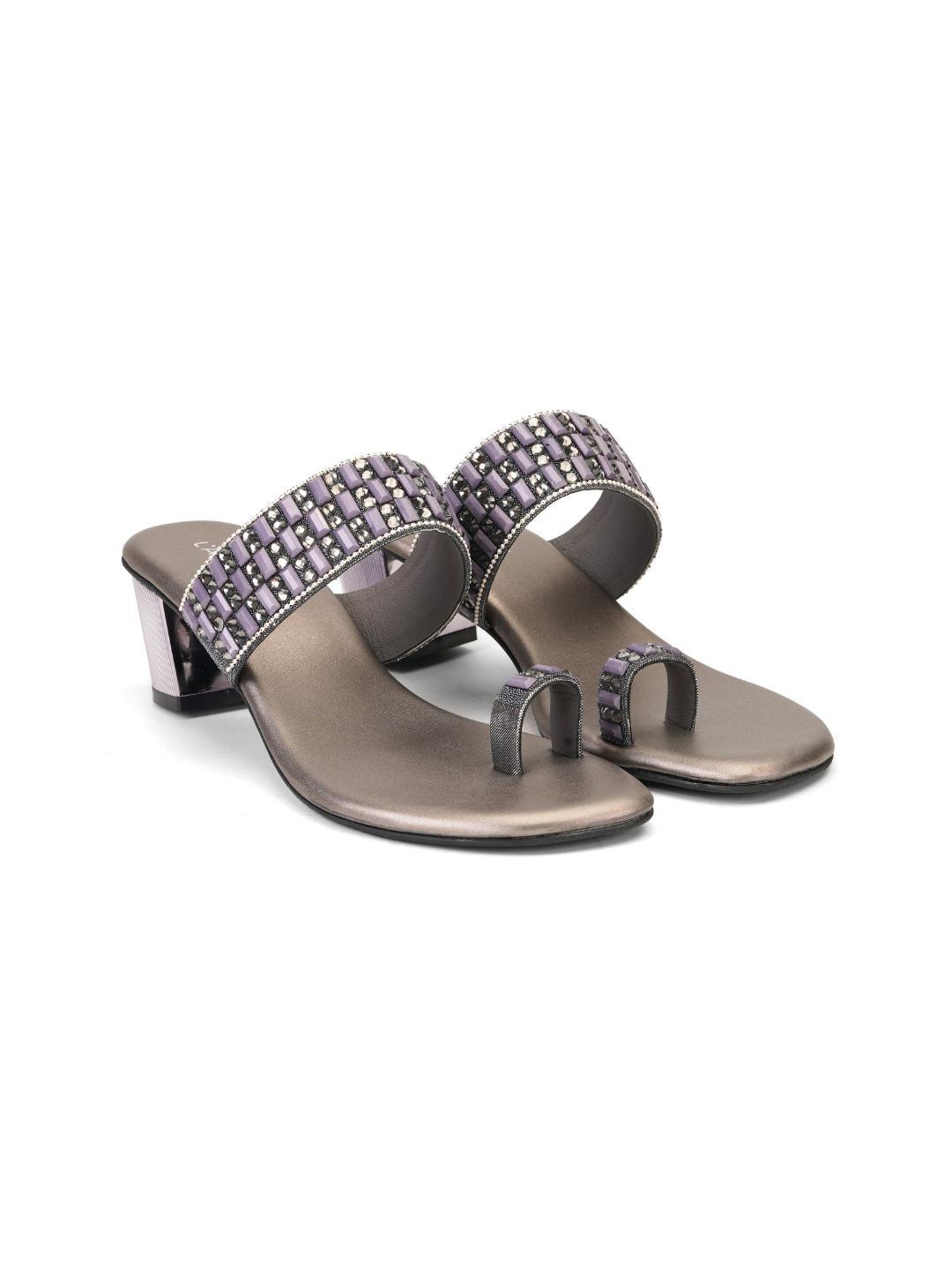 Lamoure Gun Metal Casual Heel For Women Lmw039117 C181