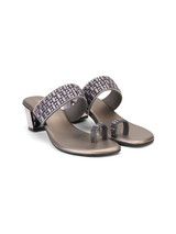 Lamoure Gun Metal Casual Heel For Women Lmw039117 C181