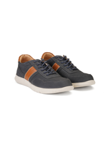 Zuup Blue Genuine Leather Sneaker For Men Zcm011066 C002