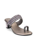 Lamoure Gun Metal Casual Heel For Women Lmw039117 C181