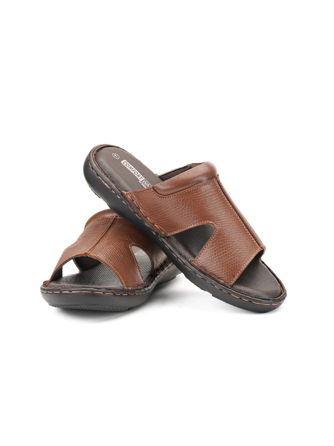 Comfort Walk Cheeku Genuine Leather Formal Slipper For Men Cwm041012 C758