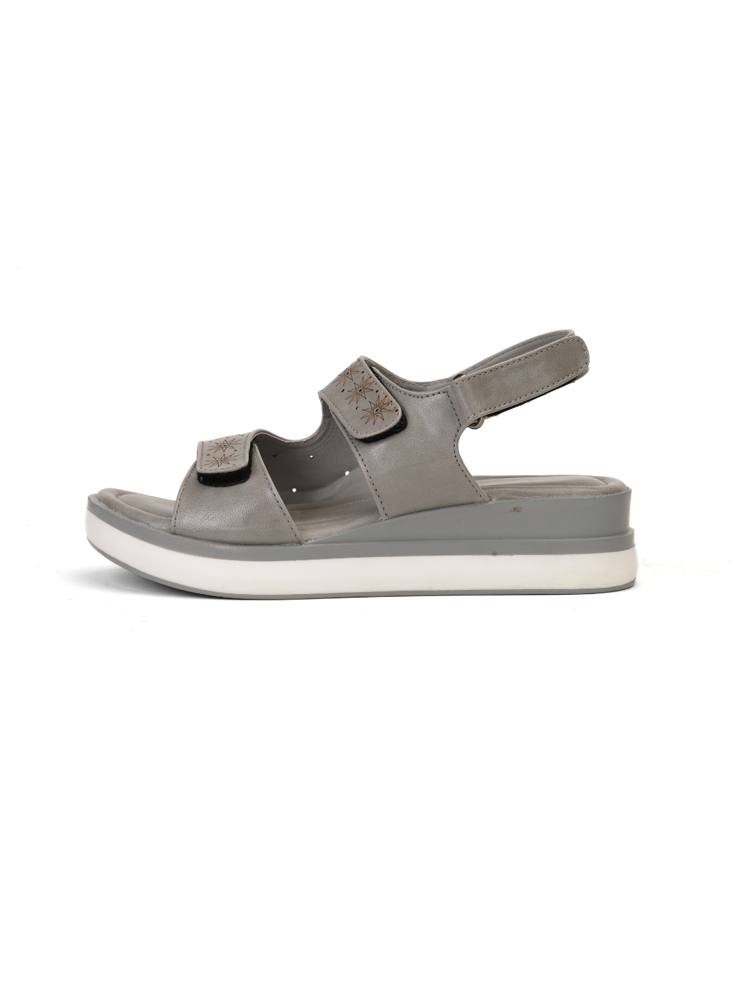 Lamoure Grey Casual  Flat For Women Lmw049262 C005