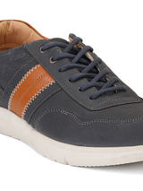 Zuup Blue Genuine Leather Sneaker For Men Zcm011066 C002