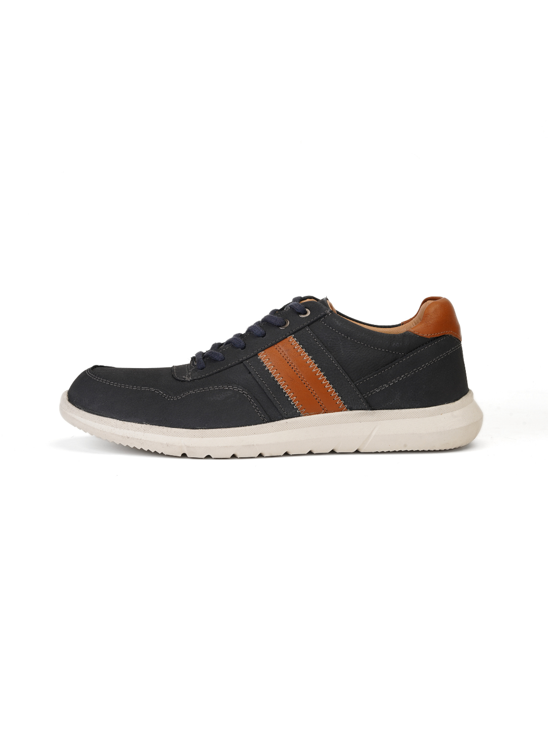 Zuup Blue Genuine Leather Sneaker For Men Zcm011066 C002