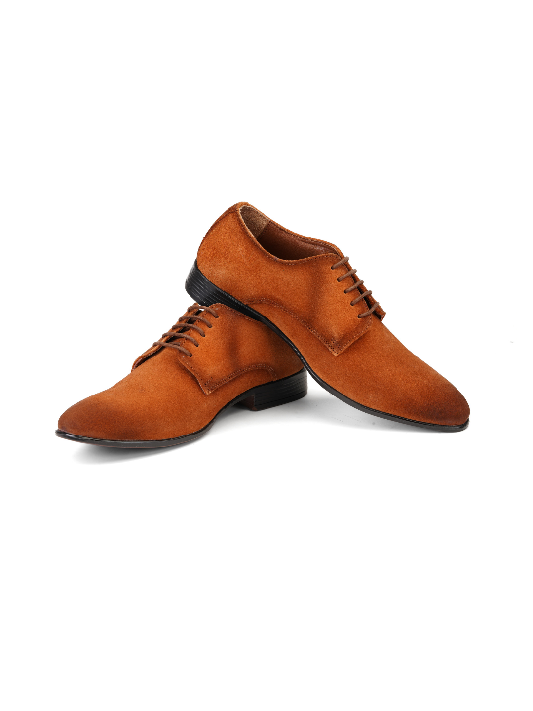 Zuup Tan Genuine Leather Derby Casual Shoes For Men Zcm011001 C006