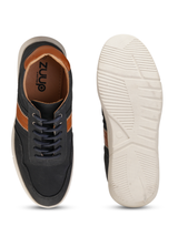 Zuup Blue Genuine Leather Sneaker For Men Zcm011066 C002