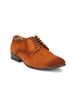 Zuup Tan Genuine Leather Derby Casual Shoes For Men Zcm011001 C006