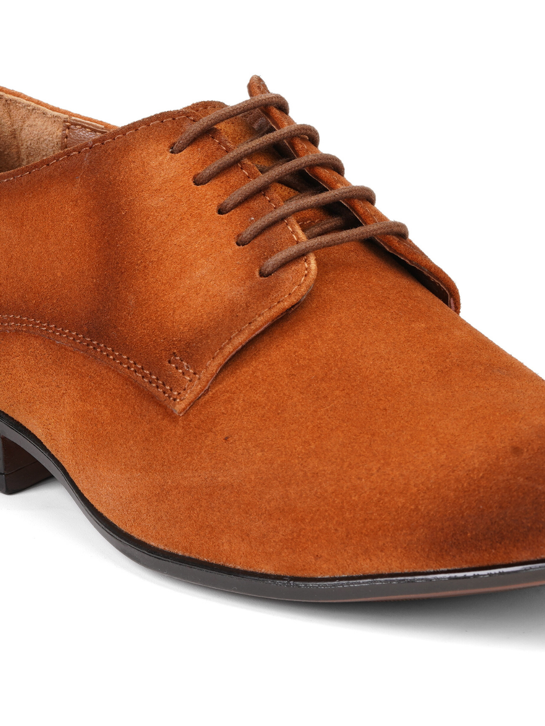 Zuup Tan Genuine Leather Derby Casual Shoes For Men Zcm011001 C006