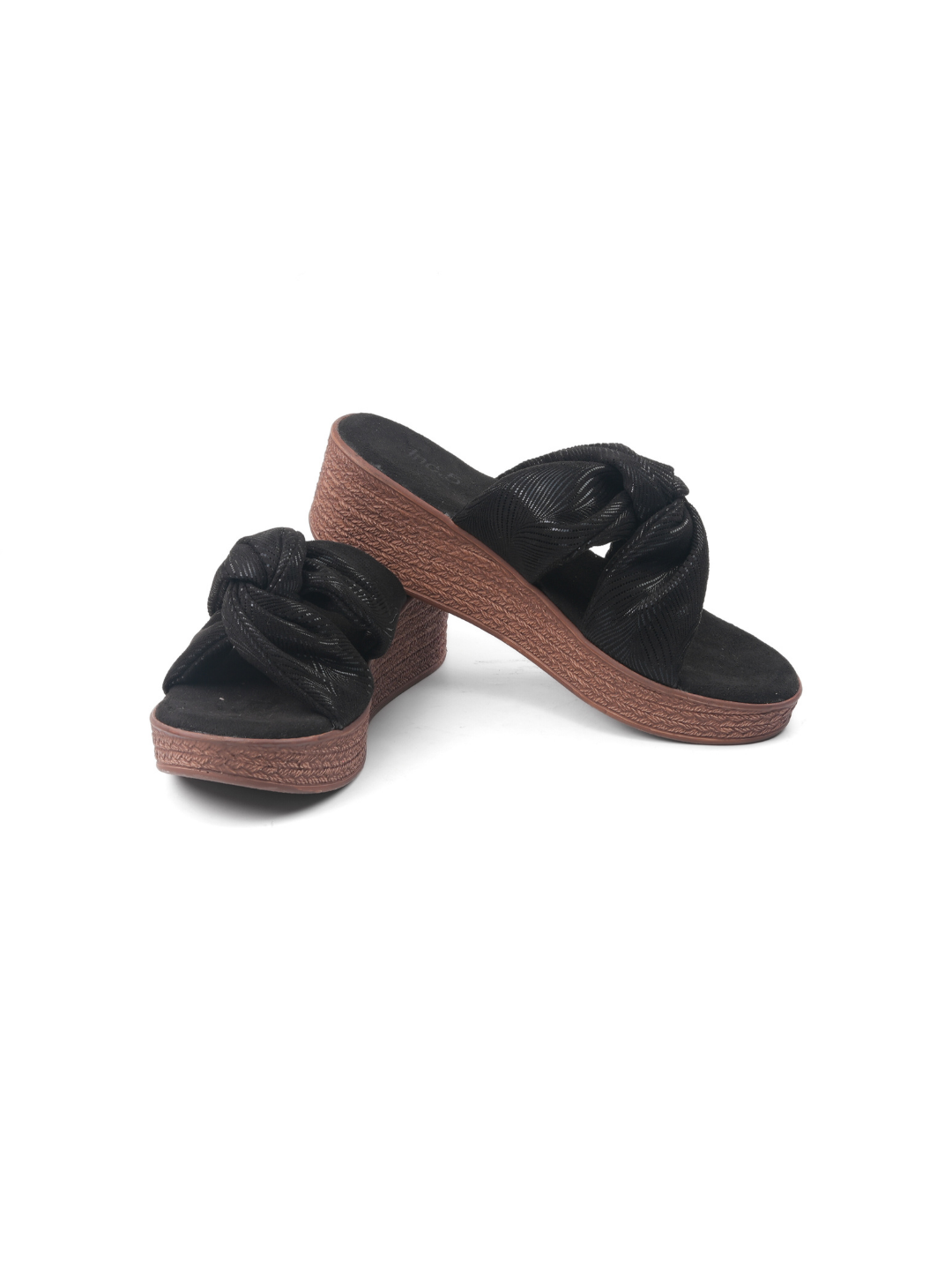 Inc.5 Black Sandal For Women 102011 Black C001