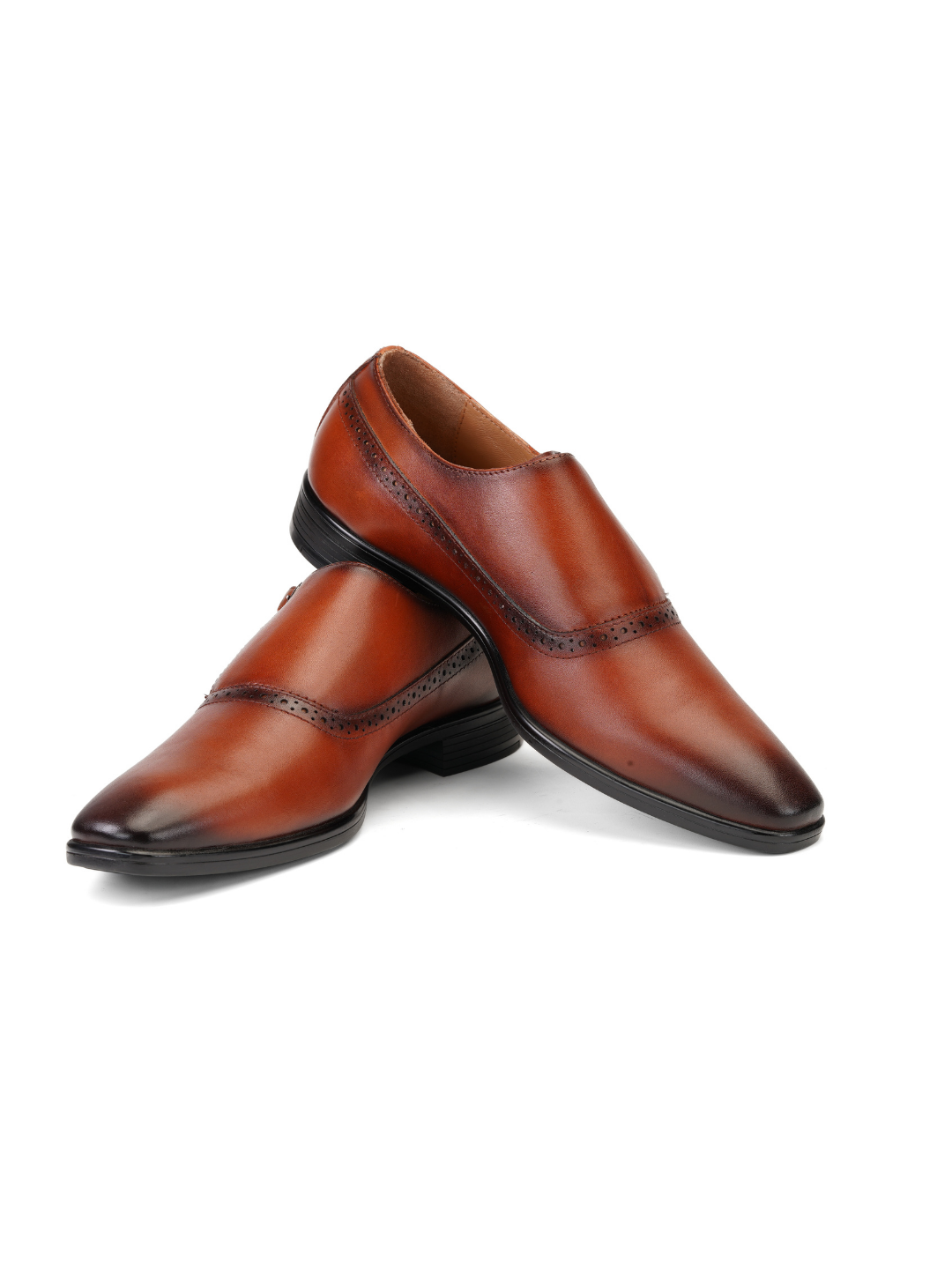 Extacy Wine Genuine Leather Casual Shoes For Men Exm010231 C522