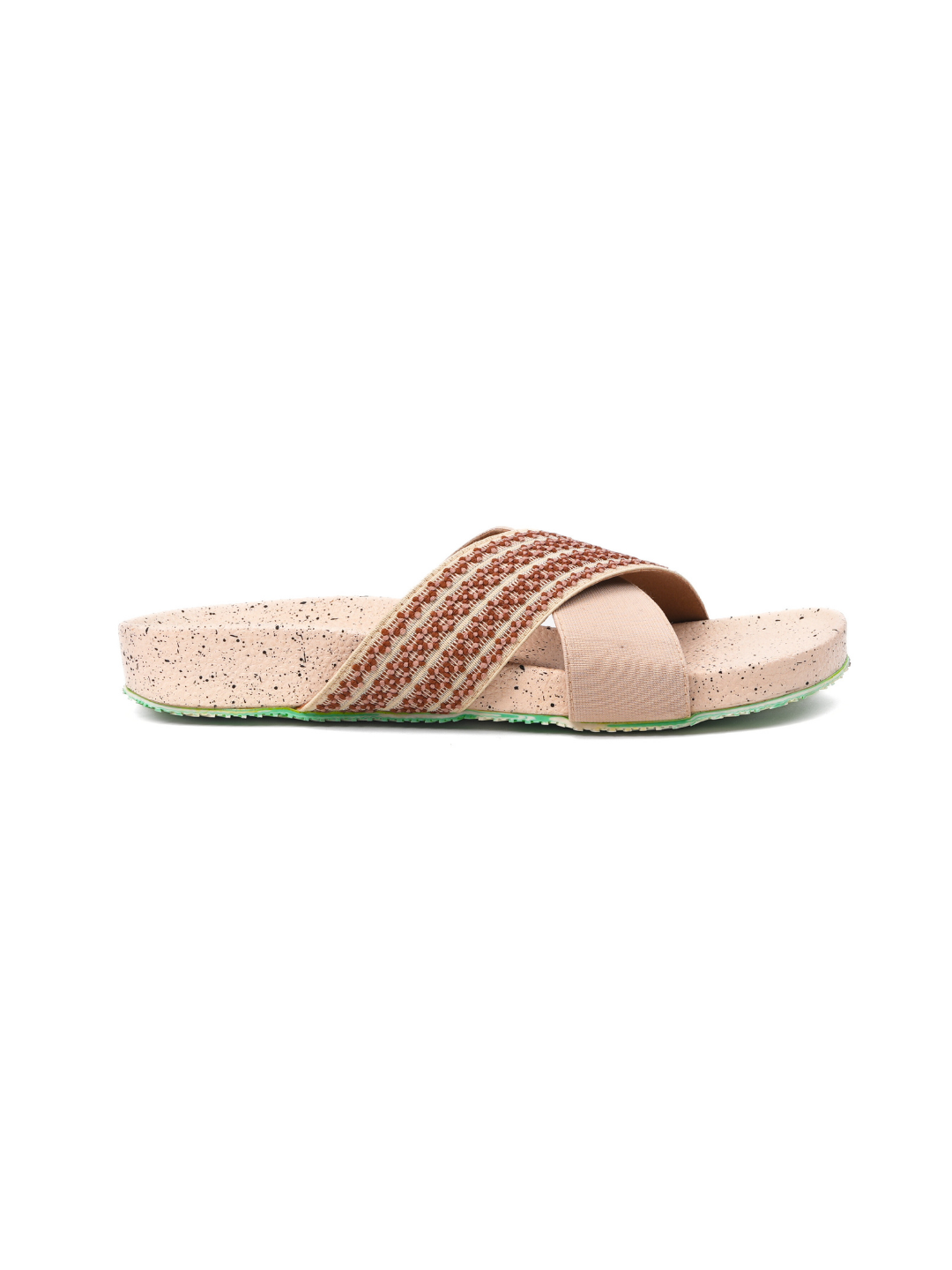 Monrow Beige Flat For Women Bd24Fo1022Bg C026