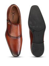 Extacy Wine Genuine Leather Casual Shoes For Men Exm010231 C522