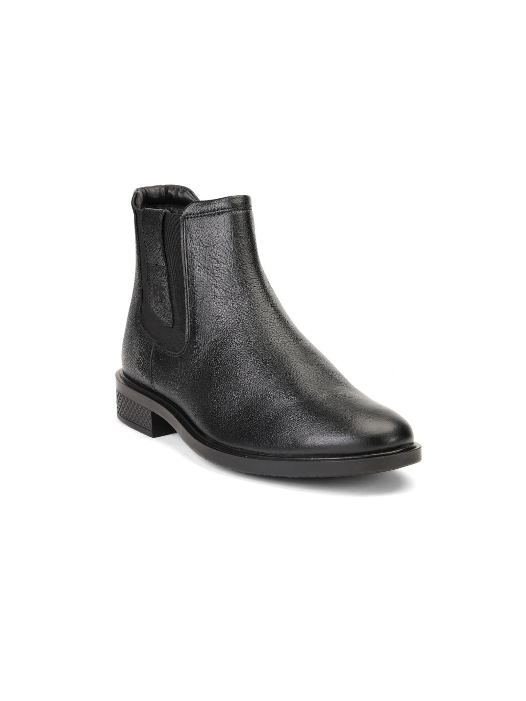 Extacy Black Genuine Leather Boot Casual Shoes For Men Exm010215 C001