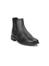 Extacy Black Genuine Leather Boot Casual Shoes For Men Exm010215 C001