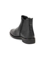 Extacy Black Genuine Leather Boot Casual Shoes For Men Exm010215 C001
