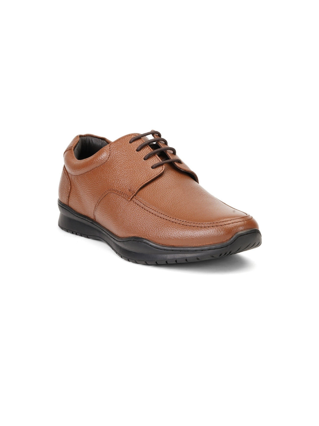 Zuup Tan Genuine Leather Derby Formal Shoes For Men Zfm021033 C006
