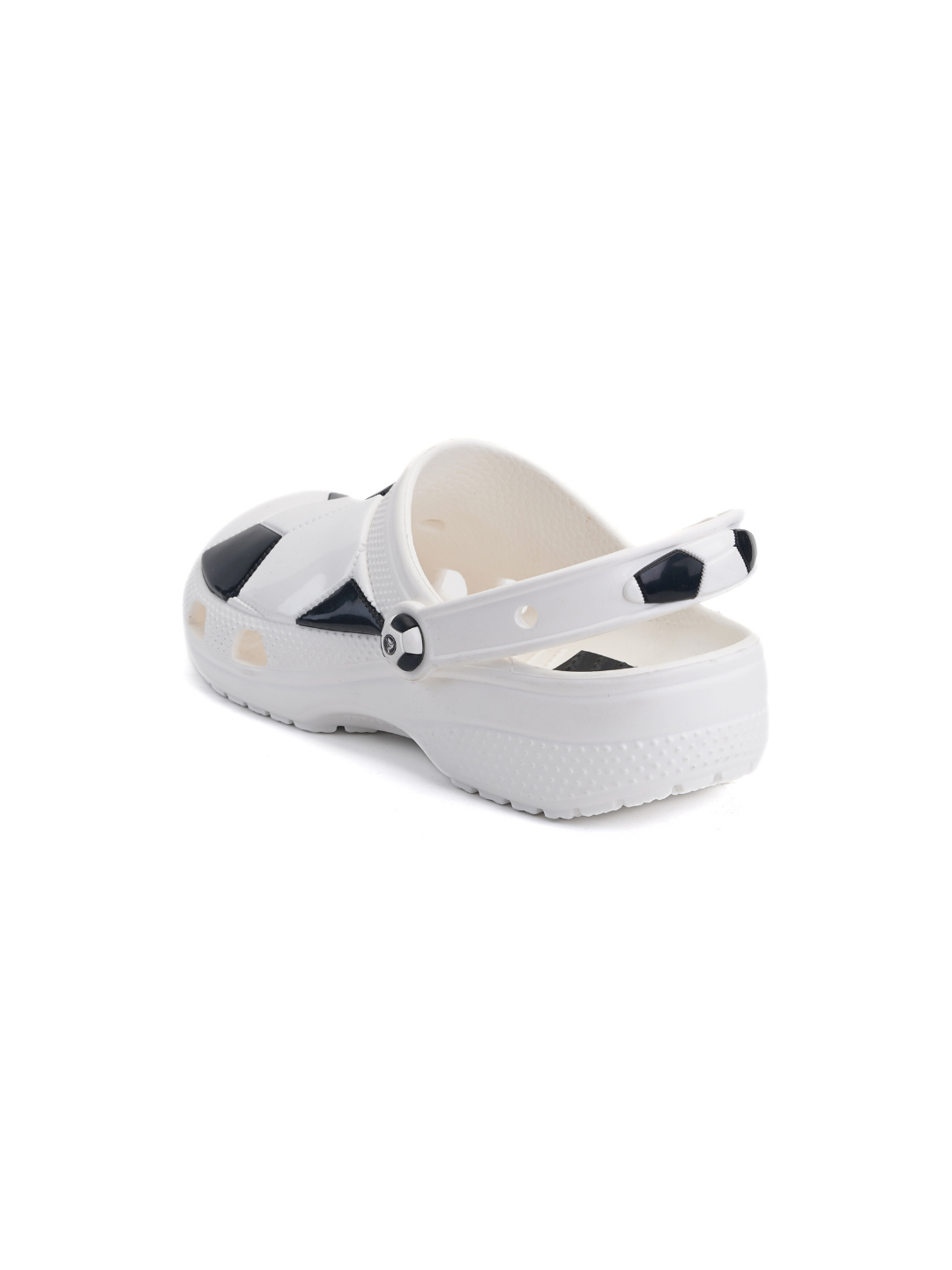 Crocs White/Black Flip Flop For Kids 210157-103 C059