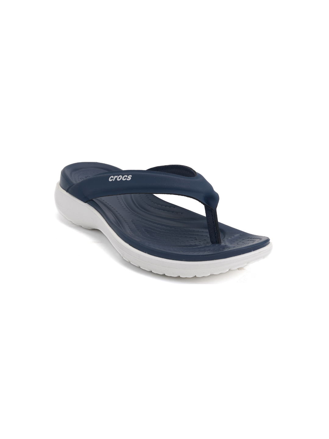Crocs Navy Flip Flop For Women 206780-410 C156