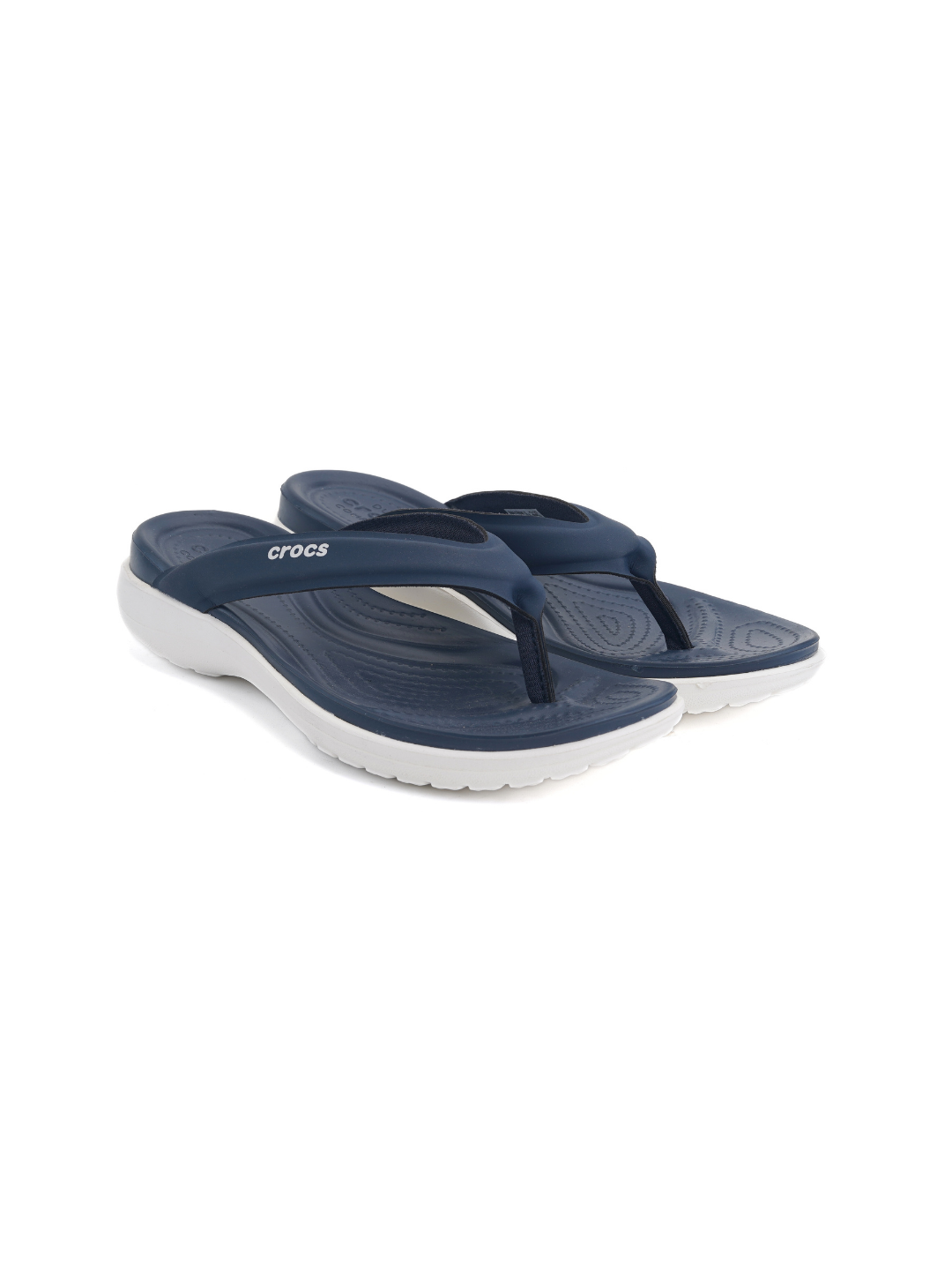 Crocs Navy Flip Flop For Women 206780-410 C156