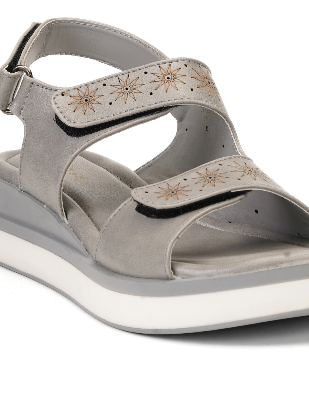 Lamoure Grey Casual  Flat For Women Lmw049262 C005