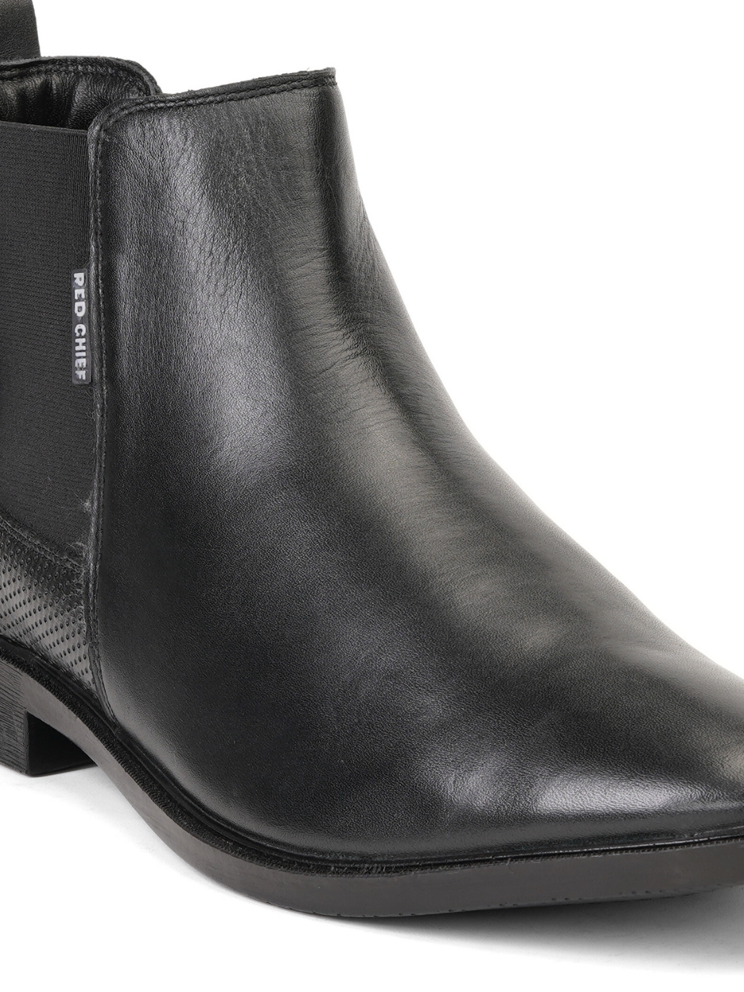 Top Brass Black Genuine Leather Boot Formal Shoes For Men Tbm021083 C001