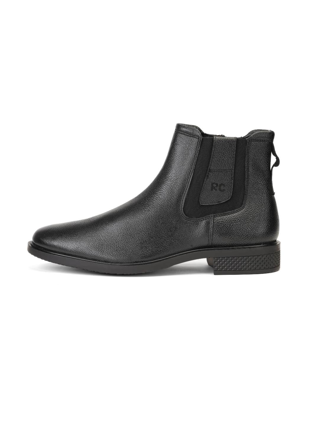 Extacy Black Genuine Leather Boot Casual Shoes For Men Exm010215 C001