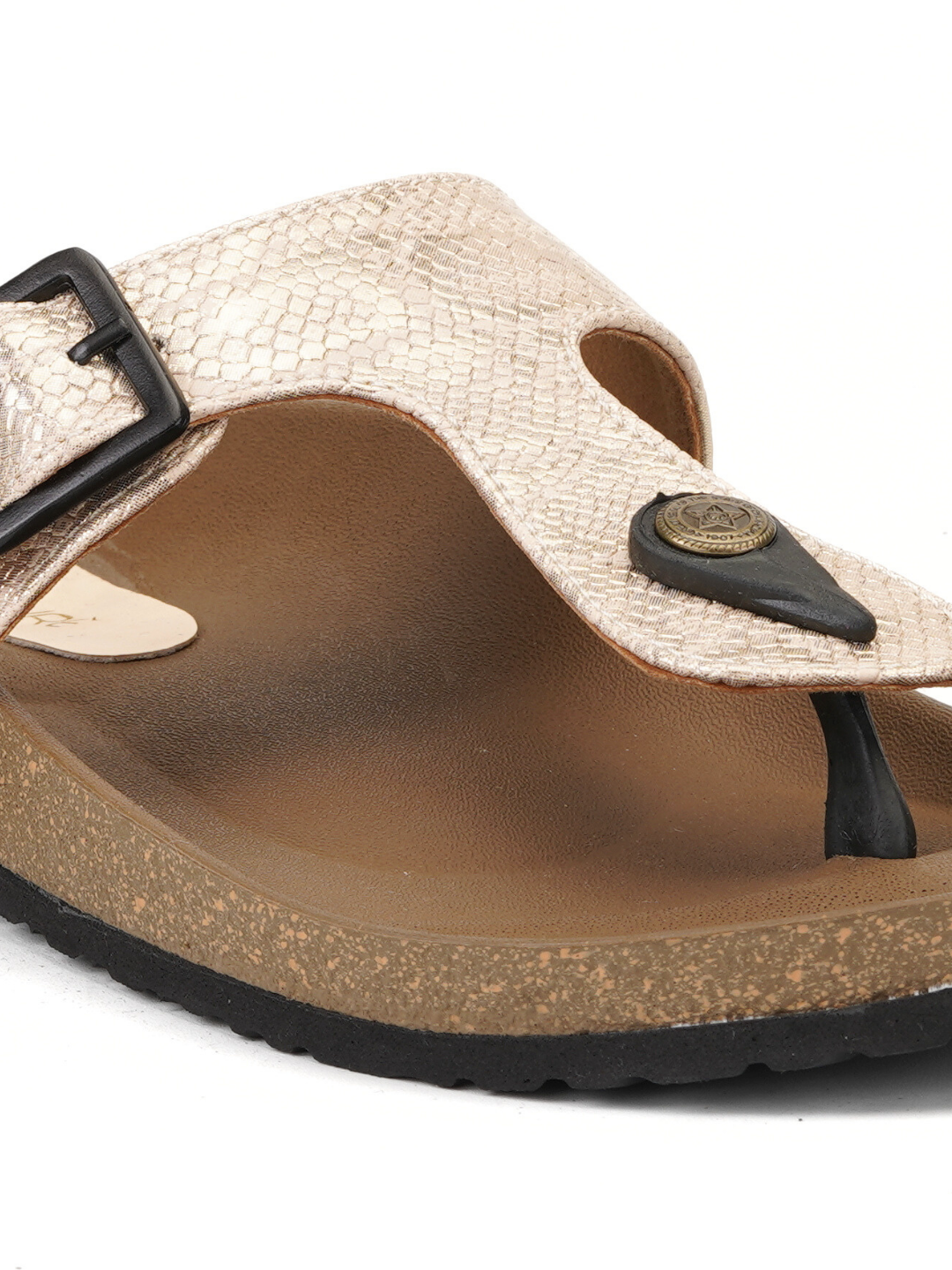 Lamoure Gold Casual  Flat For Women Lmw039222 C592