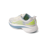 Campus White/Lemon Green Sports Shoes For Women Savvy-22L-930 C1087