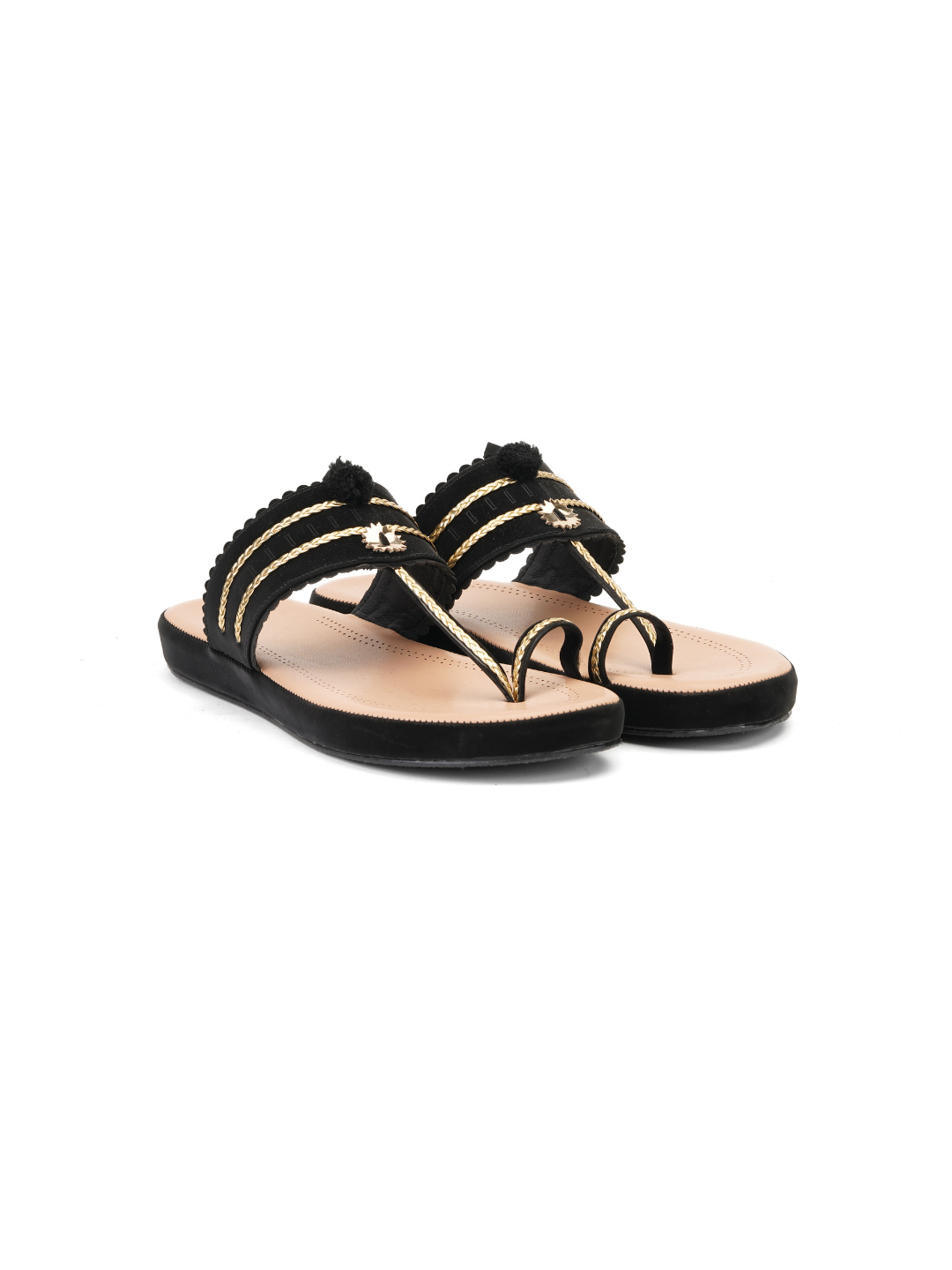 Lamoure Black Casual  Flat For Women Lmw039101 C001